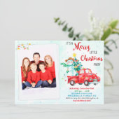 Joyeux petit Noël invitation fête de Noël (Debout devant)