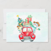 Joyeux petit Noël invitation fête de Noël (Dos)