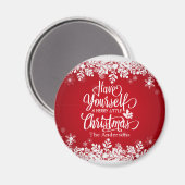 Joyeux petit Noël personnalisé | Magnet (Recto/Verso)