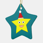 Joyeux petit ornement de Noël étoile (Gauche)