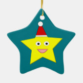 Joyeux petit ornement de Noël étoile (Dos)