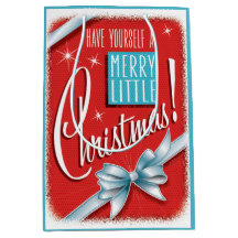 Joyeux petit sac cadeau de Noël - sac moyen