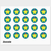 Joyeux Petit Stickers Star de Noël (Feuille)