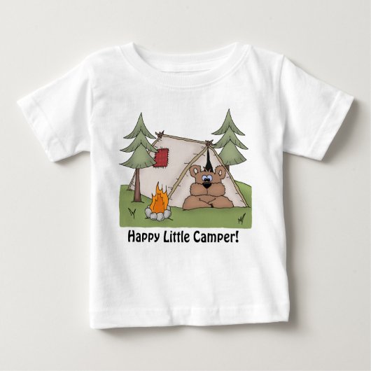 joyeux petit t-shirt bébé camper (Devant)