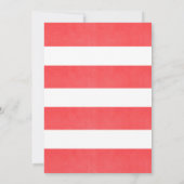 Joyeux Petite Invitation Baby shower (Dos)