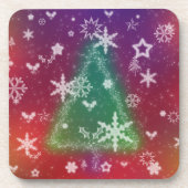 Joyeux petits Dessous de verre de liège de Noël (Devant)