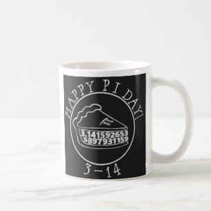 Joyeux Pi jour palkboard pie mug