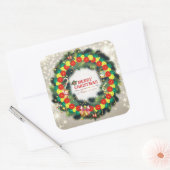 Joyeux Pickleball de Noël 1 Stickers (Enveloppe)