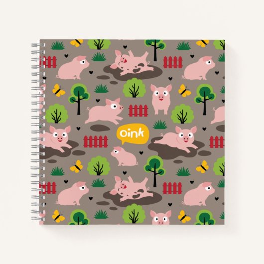 Joyeux Piglets Dans Le Carnet De Boue (Devant)