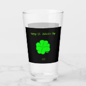 Joyeux pinceau en verre de la Saint Patrick (Dos)