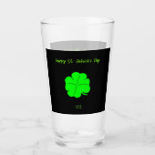 Joyeux pinceau en verre de la Saint Patrick (Devant)