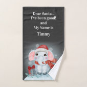 Joyeux pingouin de Noël pour ensemble de serviette (Serviette à main)