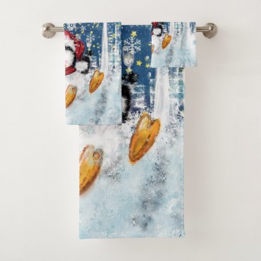 Joyeux pingouin - Noël (En situation)