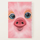 Joyeux planificateur de cochon avec texte de nom p (Dos)