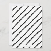 Joyeux points rayures typographie Photo Carte de v (Dos)