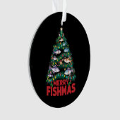 Joyeux Poissons de Noël Lumières Poissons Pêche (devant)