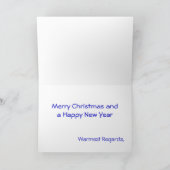 JOYEUX poissons ÉCOSSAIS de NOËL tenant la CARTE (Intérieur)