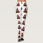 joyeux poop emoji leggings (Dos)