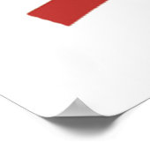 Joyeux Poster du Jour de l'Indépendance 4 juillet (Coin)