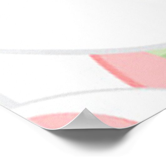 Joyeux Poster du lapin de Pâques (Coin)