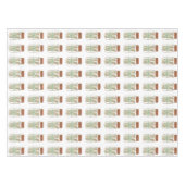 Joyeux pot de mason et paille nappe de pique-nique (Devant (Horizontal))