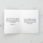 Joyeux Pot Fleur Carte Anniversaire (Intérieur)