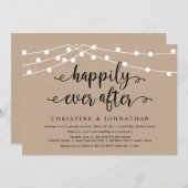 Joyeux Pour Toujours, Faire-Part de Mariage Intime (Devant / Derrière)