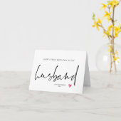 Joyeux premier anniversaire comme carte de mon mar (Fleur jaune)