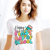 Joyeux Premier Jour De L'École Teacher Tshirt