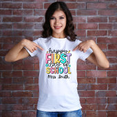 Joyeux Premier Jour D'École Personnalisé TShirt