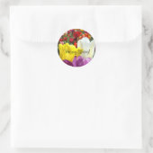 Joyeux Printemps ! autocollants Fleurs de Tulipe C (Sac)