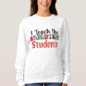 Joyeux professeur sweatshirt de noël (Devant)