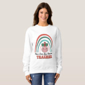 Joyeux professeur sweatshirt de noël (Devant entier)