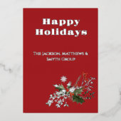 Joyeux professionnel affaires vacances d'hiver Arg (Recto)