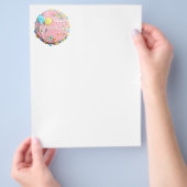 Joyeux prospectus de gâteau d'anniversaire (main)