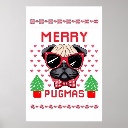 Joyeux Pugmas ! Affiche (Devant)