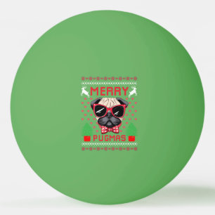 Joyeux Pugmas ! balles de ping pong