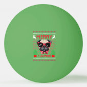 Joyeux Pugmas ! balles de ping pong (Dos)