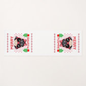 Joyeux Pugmas ! Tapis de yoga (Devant (Horizontal))