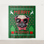 Joyeux Pugmas ! Tenture (Devant)