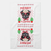 Joyeux Pugmas ! Torchons de cuisine (Vertical)