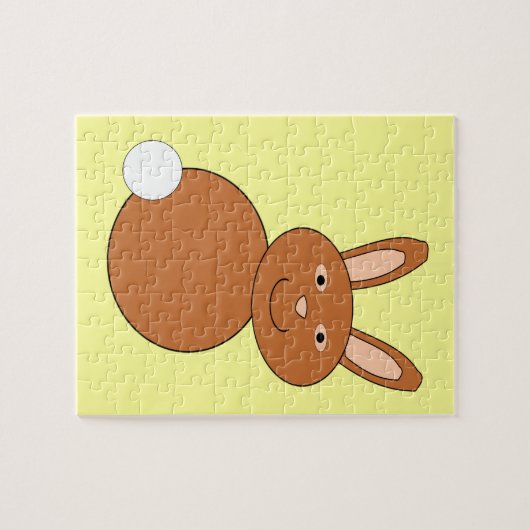Joyeux Puzzle Bunny de Pâques (Horizontal)