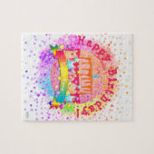 Joyeux puzzle de gâteau d'anniversaire - HAMbWG (Horizontal)