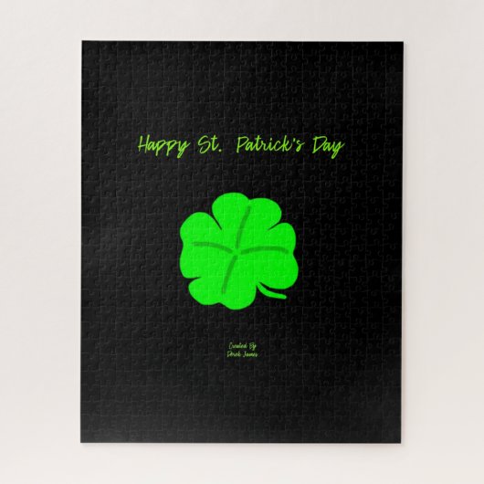 Joyeux Puzzle de la Saint Patrick 16" X 20" (Vertical)