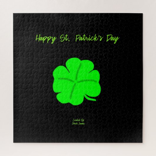 Joyeux Puzzle de la Saint Patrick 20" X 20" (Vertical)