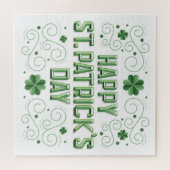 Joyeux puzzle de la Saint Patrick (Beveled) 20x20 (Horizontal)