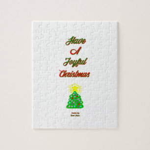 Joyeux Puzzle de Noël 20,3 cm X 25,4 cm