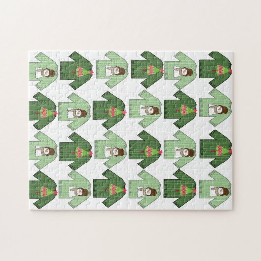 Joyeux Puzzle de Noël, affreux pulls de Noël (Horizontal)