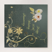 Joyeux puzzle du cinquantième Mariage (Horizontal)