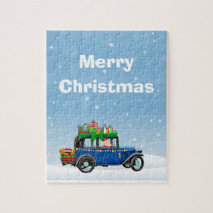 Joyeux puzzle Noël et Père Noël